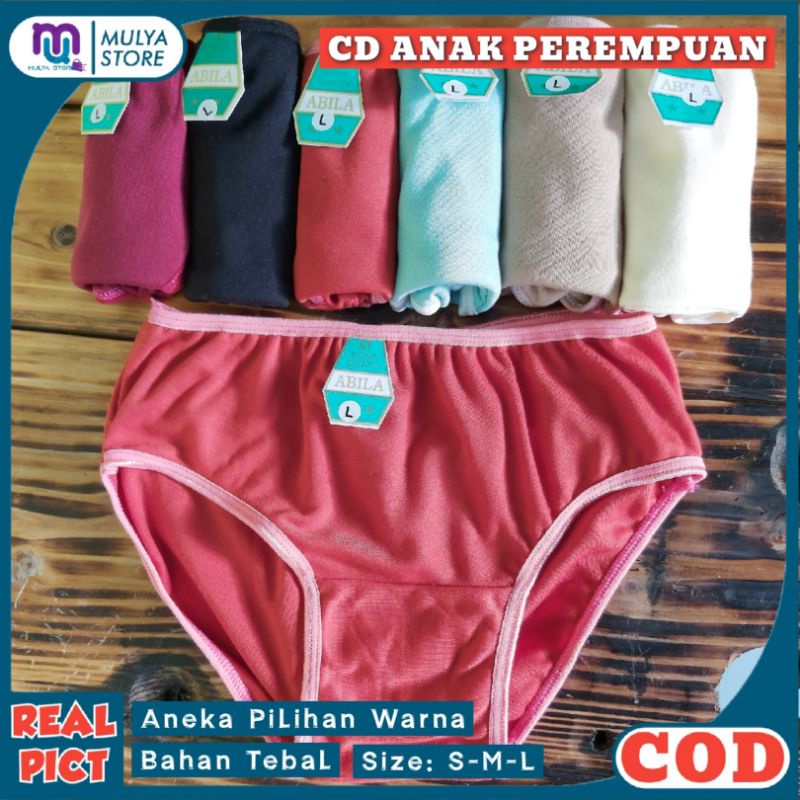 Celana Dalam Anak Perempuan TK SD SMP Remaja Bahan Lembut Adem ABILA