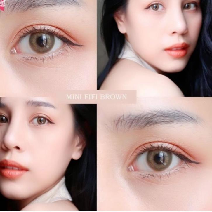 Limited SOFTLENS MINI FIFI by KITTY KAWAII GREY / BROWN  NORMAL & MINUS  .. .. .. ..