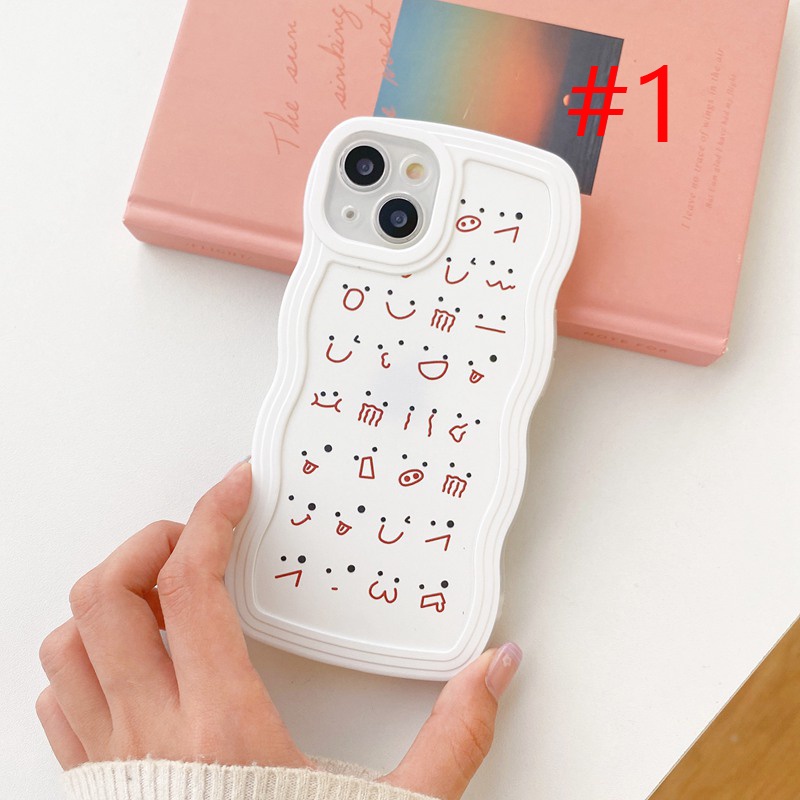 Soft Case OPPO A3S A31 A53 A33 A9 A5 A57 5G 2022 A36 A76 A96 F11 A5 A9 2020 Reno 2F 5 6 7Z 8 Redmi Note 10 Pro hp Ekspresi Wajah Funny Casing OPPO