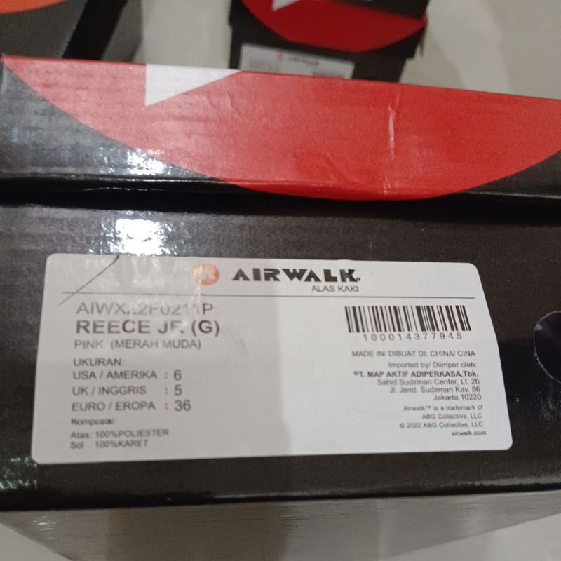 sepatu airwalk reece jr G