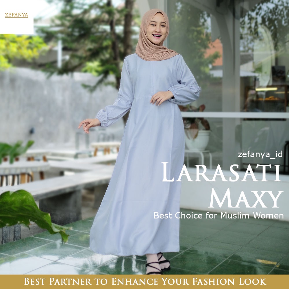 RANDOM Aluna Gown Gamis Airflow Nabtik Terbaru Termurah