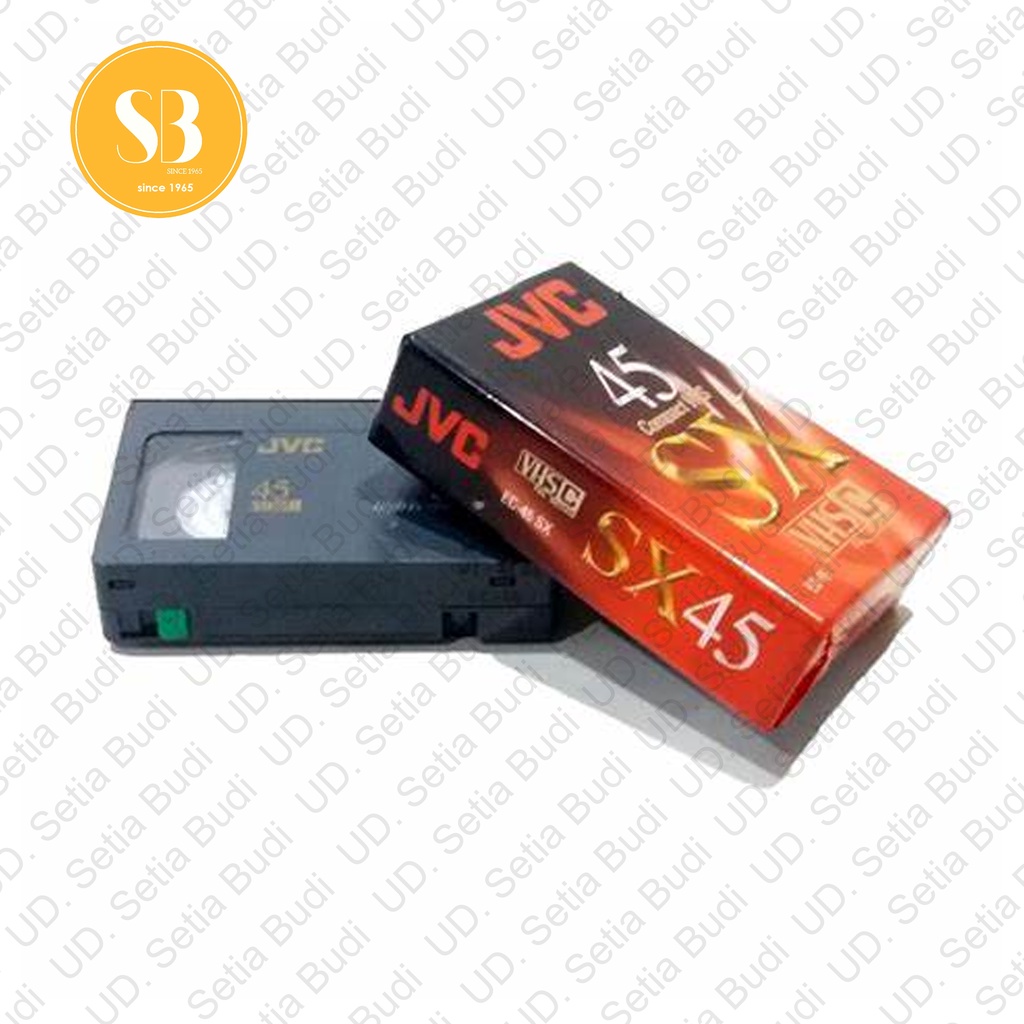 Kaset Perekam Video 45-90 Menit VHS VHSC Player Murah Video Cassette JVC EC-45