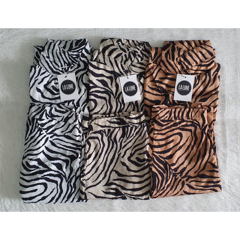 SETELAN LALUNE ZEBRA 100% ORIGINAL IMPORT BANGKOK