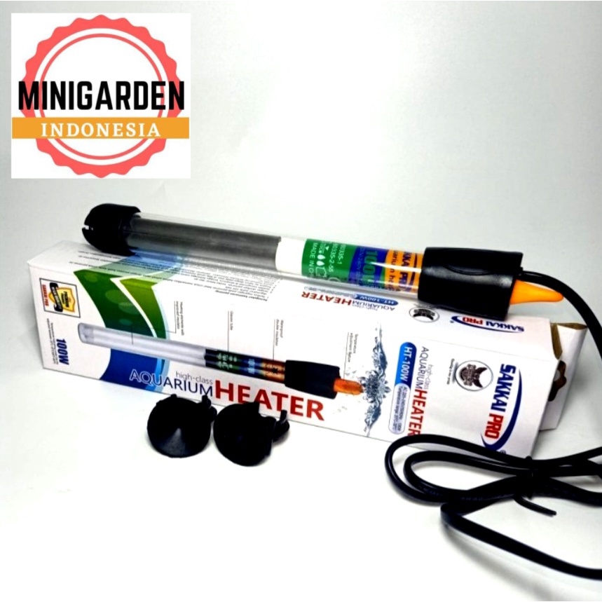 SAKKAI PRO HT-100W HIGH-CLASS AQUARIUM HEATER PENGHANGAT AIR KOLAM