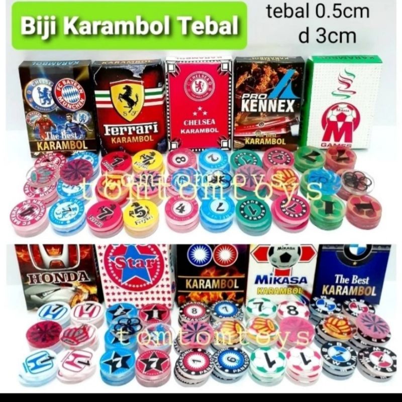 Biji Karambol Tebal Buah Karambol 5mm