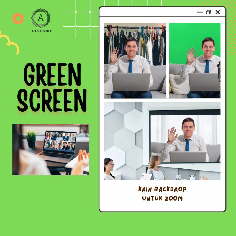 Kain Green screen 4 Tipe