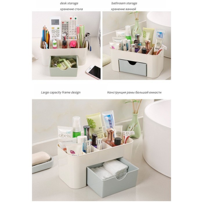 rak tempat kosmetik organizer cosmetic serbaguna laci peralatan make up