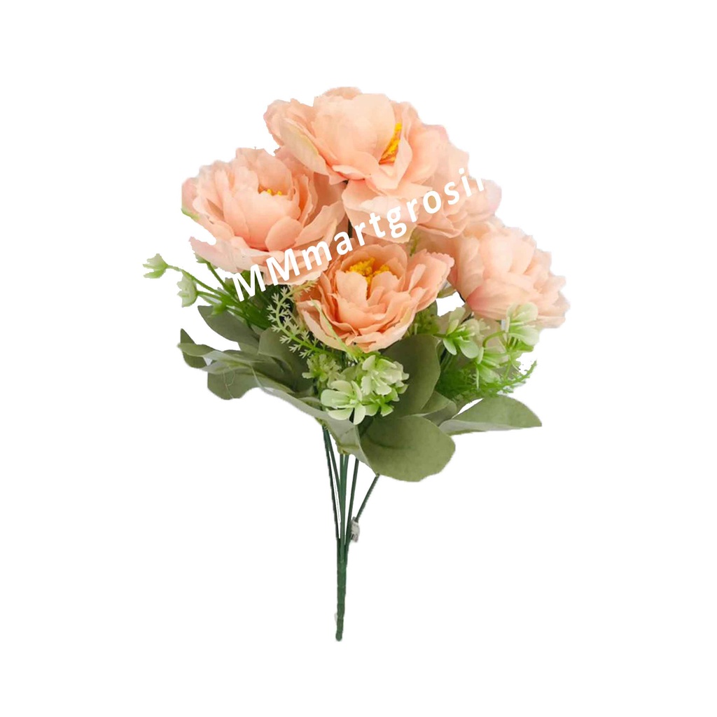 Bunga Peony Hias / Bunga Peony Artificial / Bunga Cantik / Bunga Hiasan