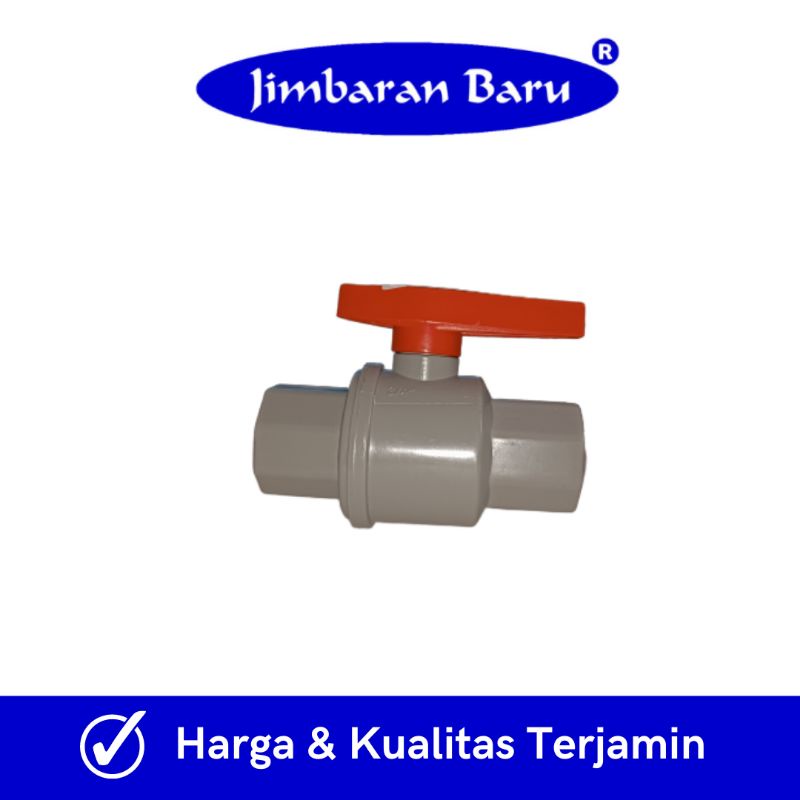 Ballvalve PVC KDJ 3/4" DRAT