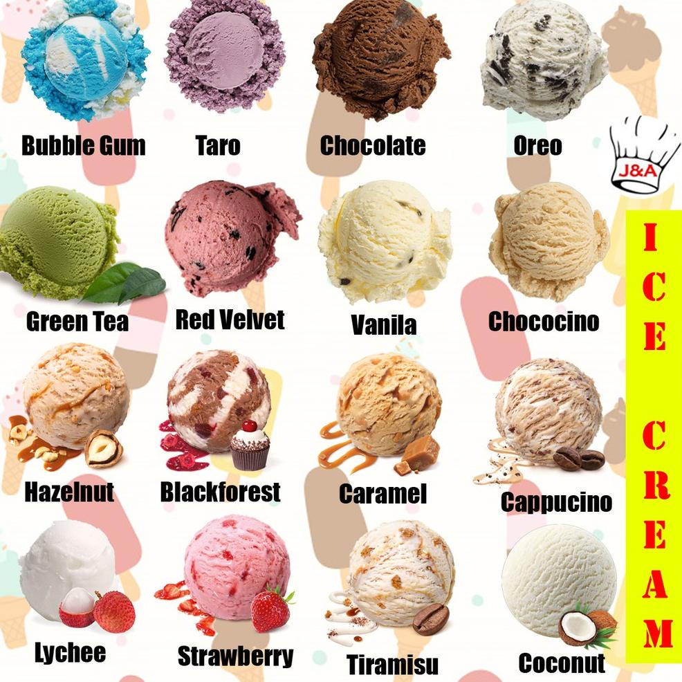 

ㅱ PREMIX ICE CREAM NET 200GR = 2LITER BUBUK SERBUK ES KRIM ICE CREAM TERLARIS 2685 ☀