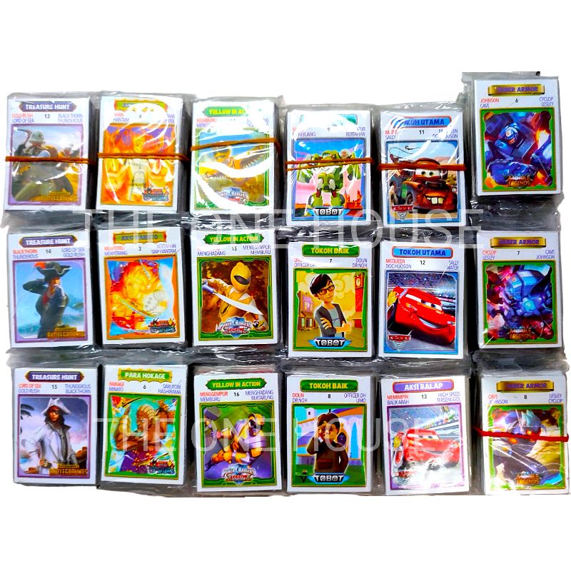 Mainan anak Gambaran JUMBO kwartet kuartet JUMBO isi32pcs/ 1sett kWartet