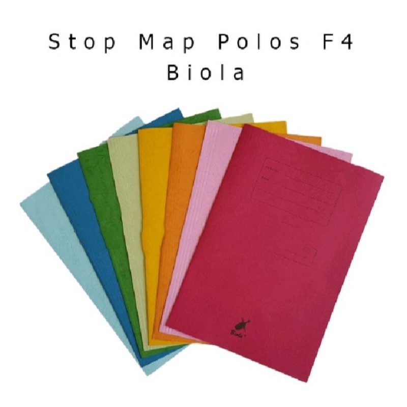 

MAP KERTAS/STOP MAP KERTAS TEBAL(TANPA ACCO)UKURAN FOLIO MERK BIOLA