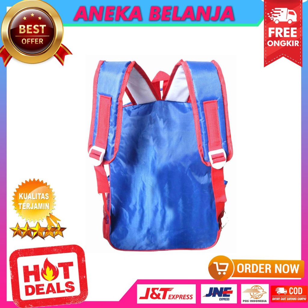 NEW Tas 2 in 1Captain America Ransel Sekolah Anak Cowok Bisa Jadi Tas Selempang Anak Cowok PAUD TK SD