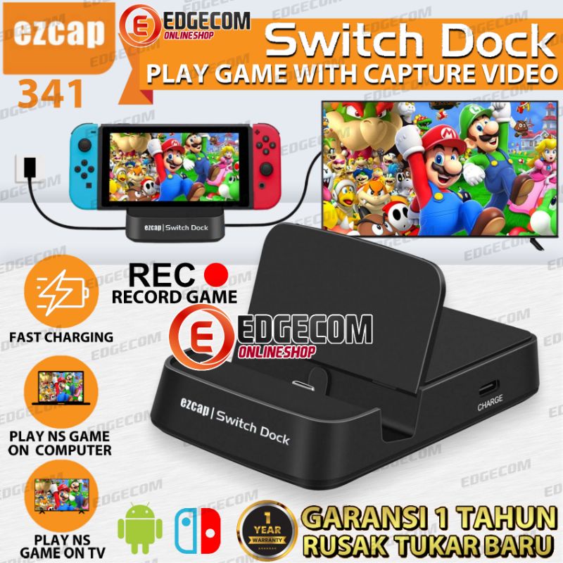 EZCAP 341 Switch Dock Play Game with Video Capture / EZCAP341