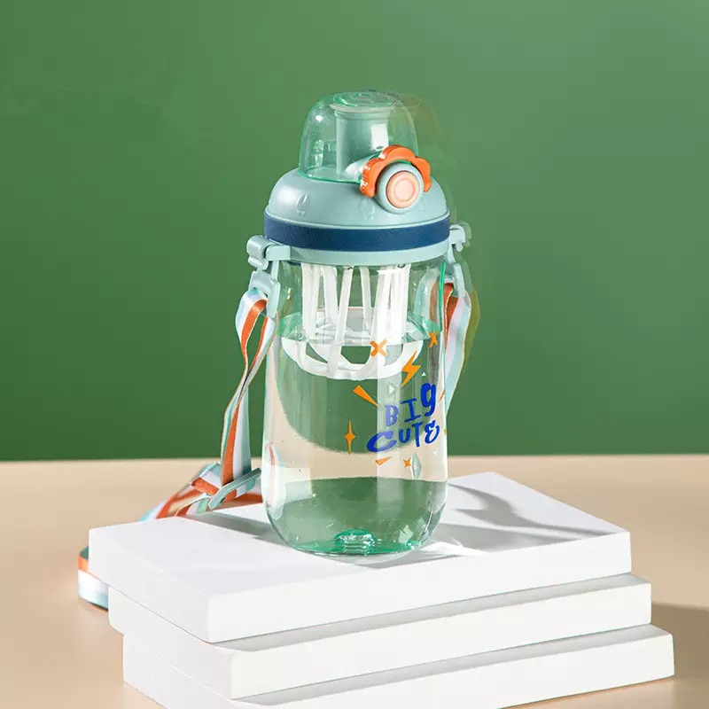 MARKASSHOP66--BOTOL AIR ANTI BOCOR BIG CUTE 650ML WITH TALI KODE TY 0701
