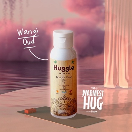 Minyak telon Huggle Aroma Royal Oud | Huggle Premium Telon oil Bayi