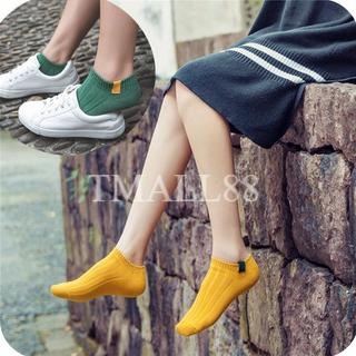 Kaos Kaki Polos Unisex Fashion Wanita / Pria Kaos Kaki Import Tmall88