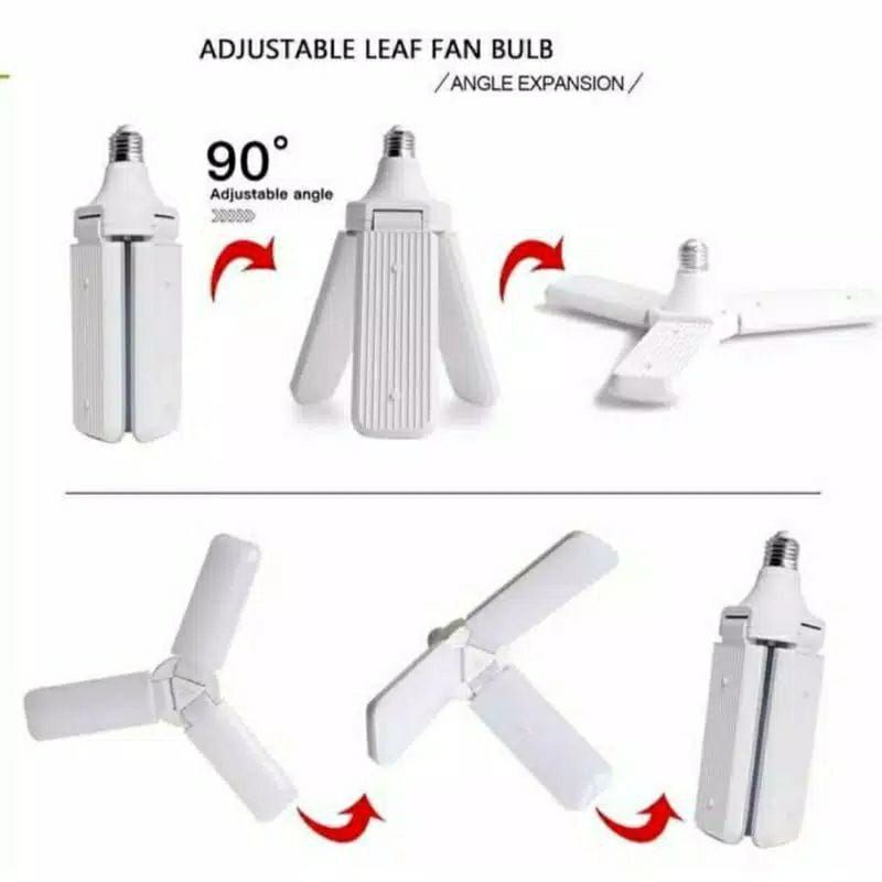 Medan Termurah Lampu Led Model Kipas 45 Watt 3 Baling Fan Blade Led Blulb