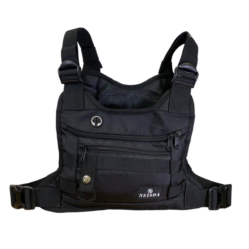 TAS DADA PRIA TACTICAL ORIGINAL NEISDA HITAM BEST SELLER / CHEST RIG BAG NEISDA ORIGINAL / CHEST BAG PREMIUM ORIGINAL NEISDA