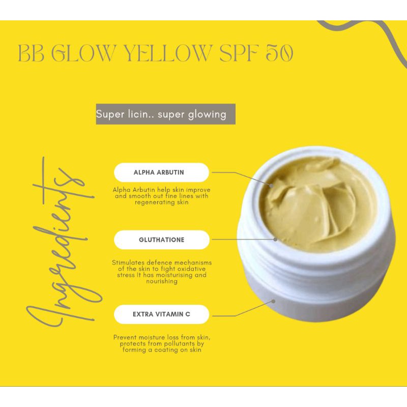 BB GLOW YELLOW SPF 50++