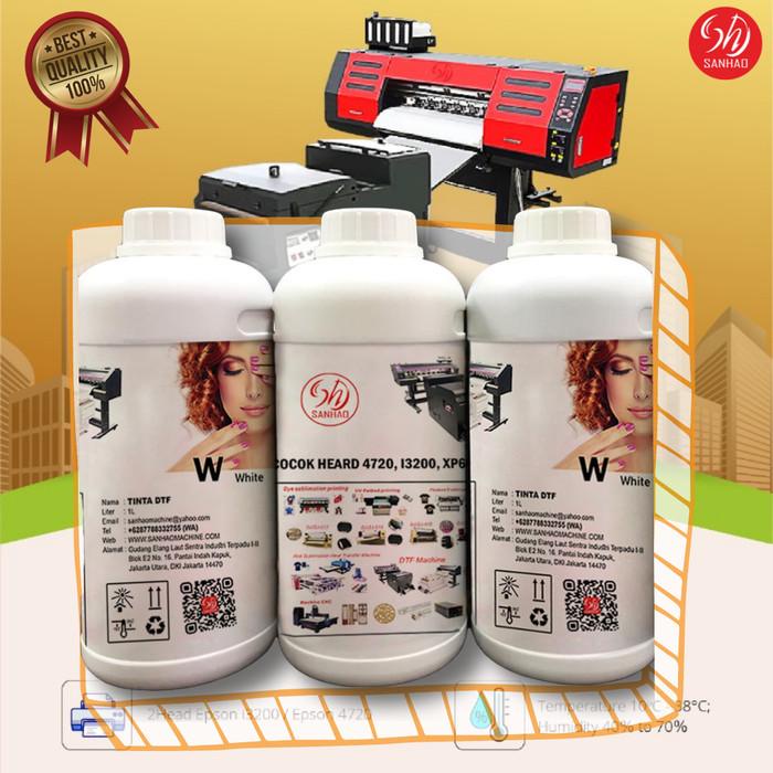 TINTA DTF WHITE | TINTA PUTIH DTF - SHT