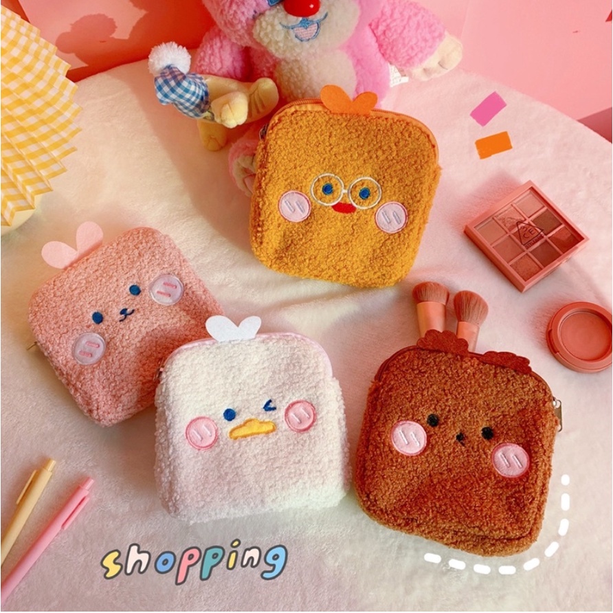 DOMPET MINI KOIN CUTE / MAKE UP POUCH / DOMPET MINI / TRAVEL WALLET / POUCH MINI LUCU KARAKTER KARTUN/ DOMPET HEADSET