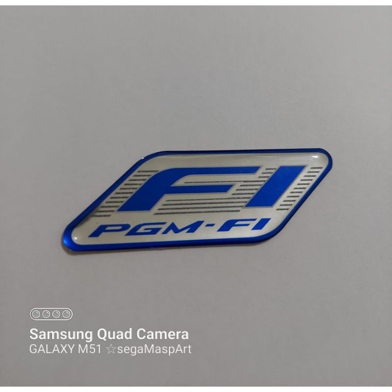Emblem logo Fi honda injeksi beat fi supra vario beat scoopy revo Fi