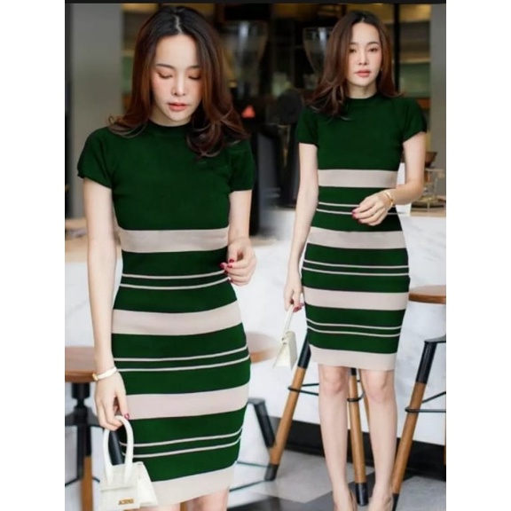 Rajut Dress FELICE bodycon Knit - dress rajut wanita