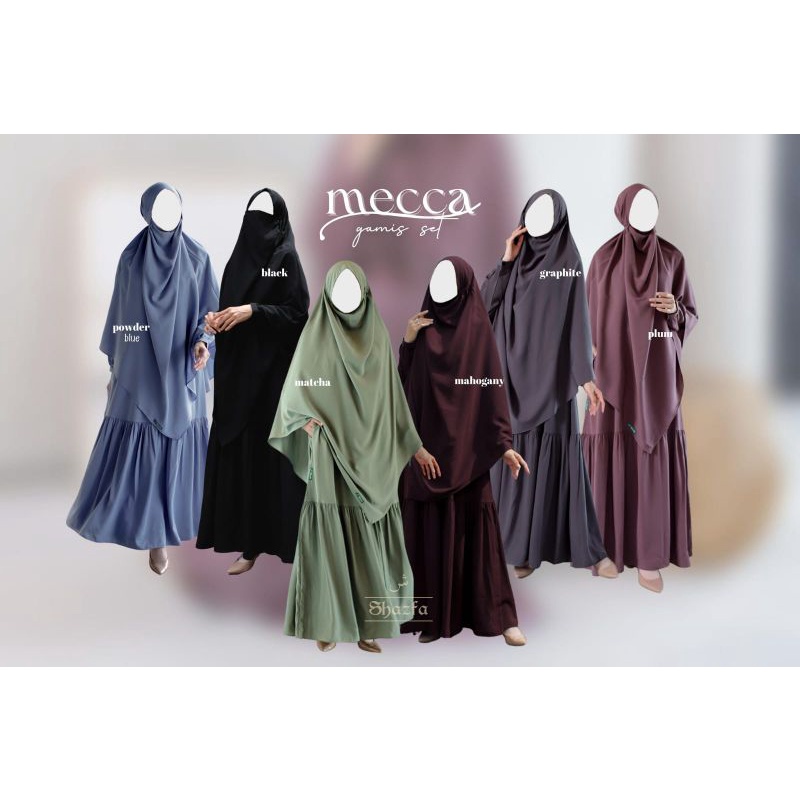 Mecca Gamis Set French Khimar By Shazfa