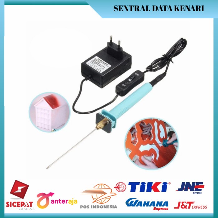 

Dijual Ukir Craft Foam Sterofom Cutter Pemotong Gabus Styrofoam+Adaptor Limited