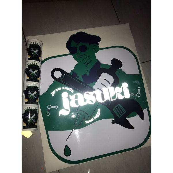 Sticker custome / request ( logo / design sendiri / dll )