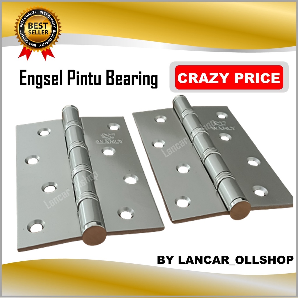 Engsel pintu bearing 4 inch CP / Engsel jendela