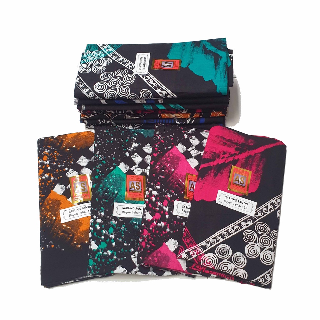 Sarung Santri Rayon / Sarung Hitam Rayon / Sarung Mba Santri Rayon Santung