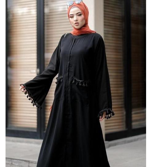 limited Edition✔️New produk Abaya gamis arab model abaya terbaru 2021 abaya hitam gamis maxi dress u
