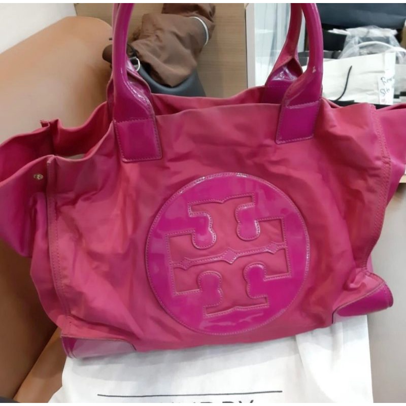 (PRELOVED) Tory Burch ELLA TOTE Fuchia