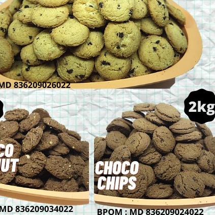 

STAR BRANDS BPOM 2kg cookies Choco Chips, Choco peanut, dan Butter Chips 2 kilogram biskuit mia kiloan hampers natal dan lebaran di jakarta !