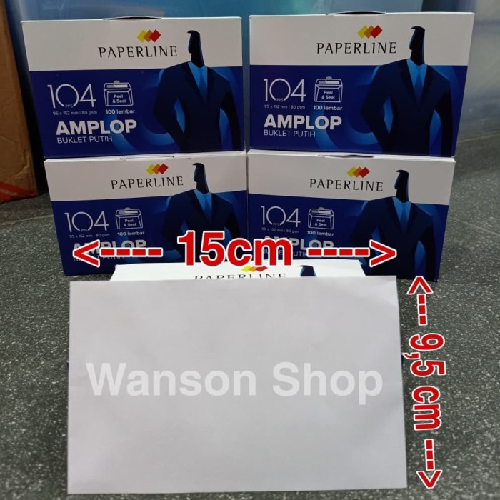 

Update Amplop Paperline 104 Polos / Envelope 104 Pps Polos Gilaa!!!