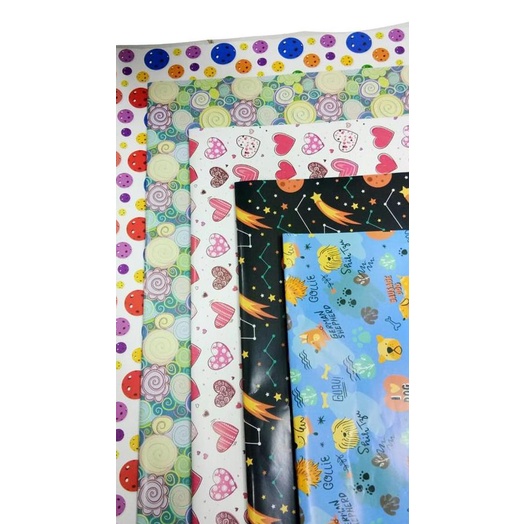 

Hot Quality Kertas Kado Sidu (Isi 50Pcs) / kertas kado kiky (isi 50pcs)
