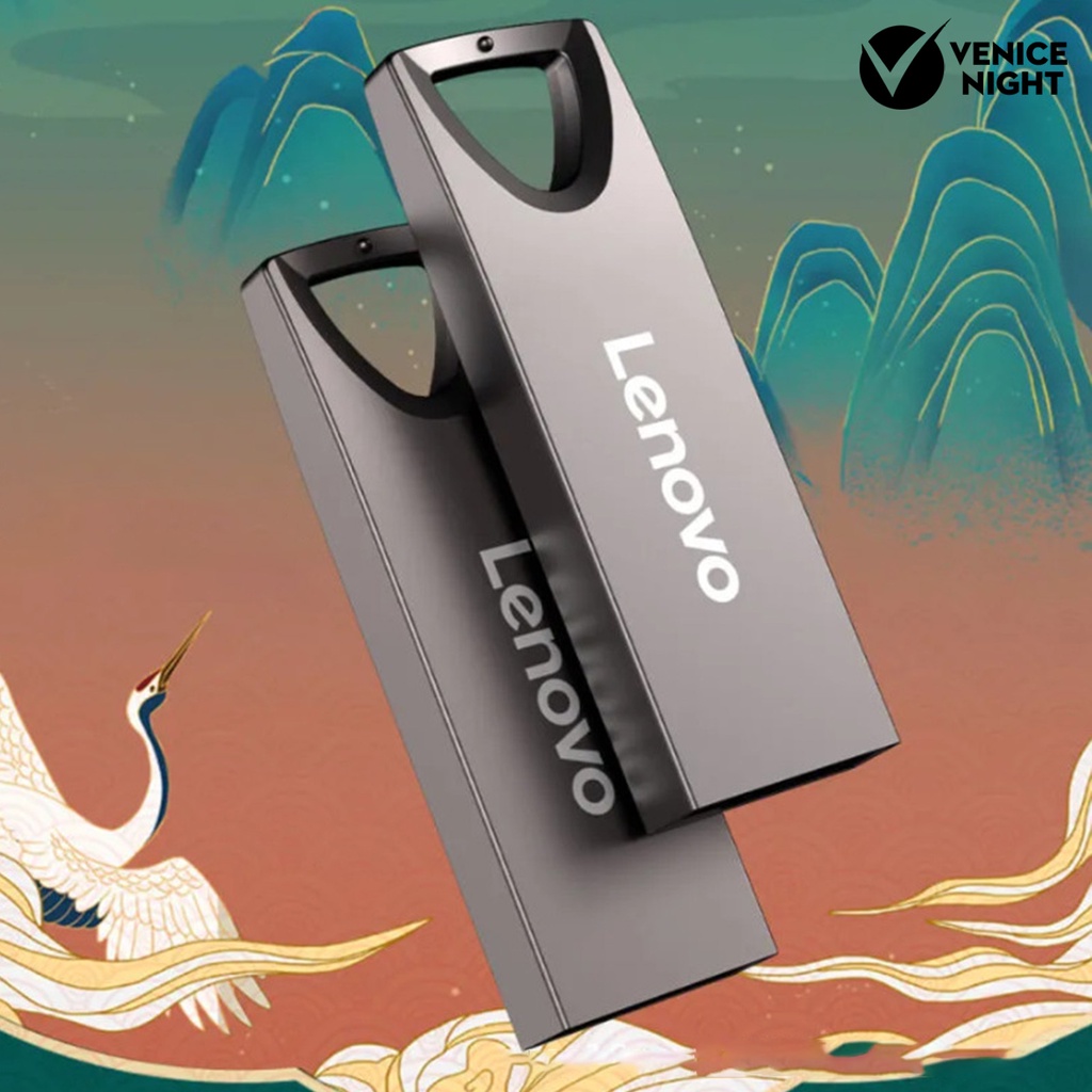 (SF) Lenovo 64GB 128GB 256GB 512GB 1TB 2TB U Disk Driver Transfer Data USB 3.0 Mini Bahan Metal