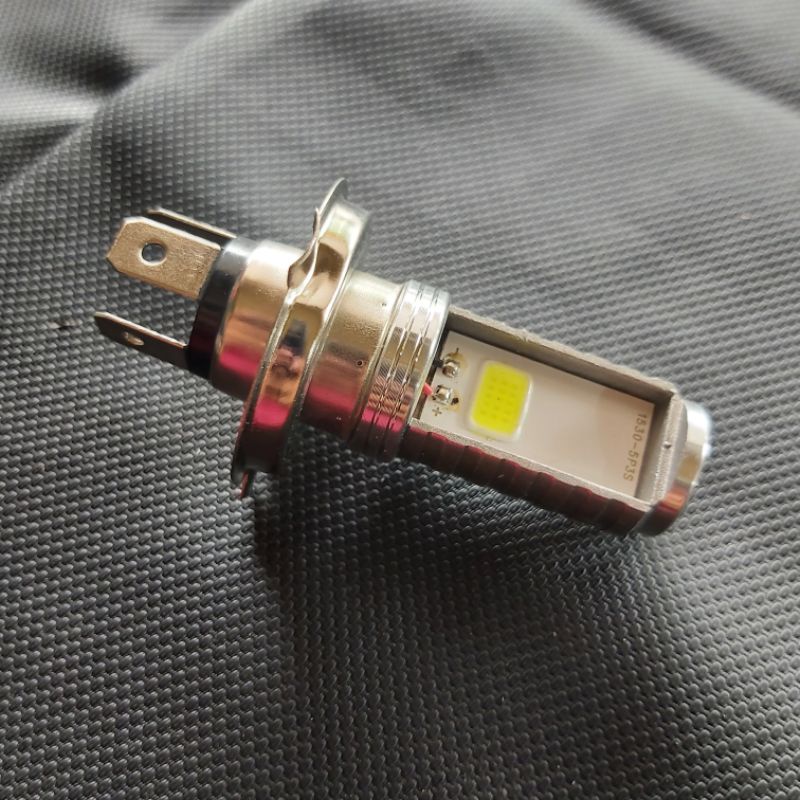 led h4 Dc, led h4 putih, lampu led kaki 3 12v nyala putih universal motor mobil