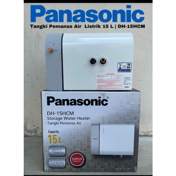 Pemanas Air / Water Heater Panasonic 15Liter 350Watt DH-15HCM / DH15HCM