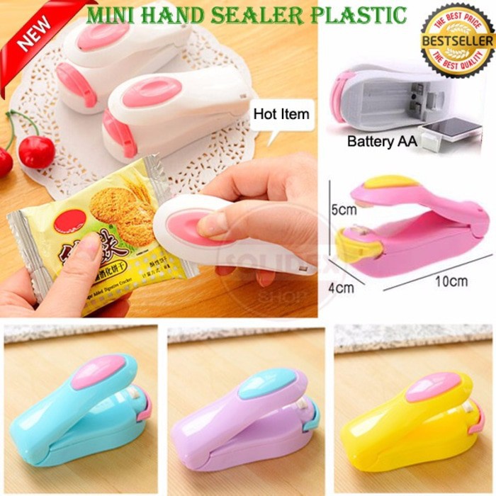 BOP MINI SEALER PLASTIK / HAND SEALER MINI / PEREKAT PLASTIK ELEKTRIK / SEALER KEMASAN SERBAGUNA / MINI SEALING SNACK