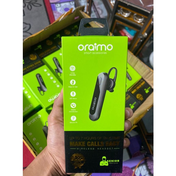 HENDSEAD BLUETOOTH ORAIMO SENIOR BLUETOOTH ORAIMO Senior Talking Bluetooth Hendsead Wireless Earphon