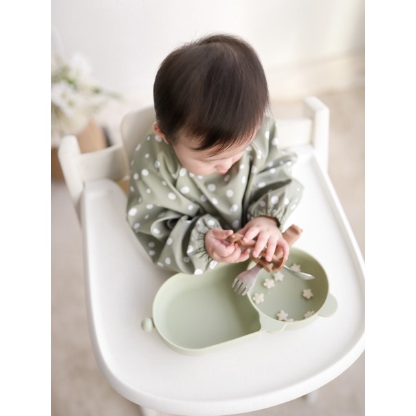 Mellow Kuma Silicone Plate / Alat Makan Piring Bayi (Plate Only)