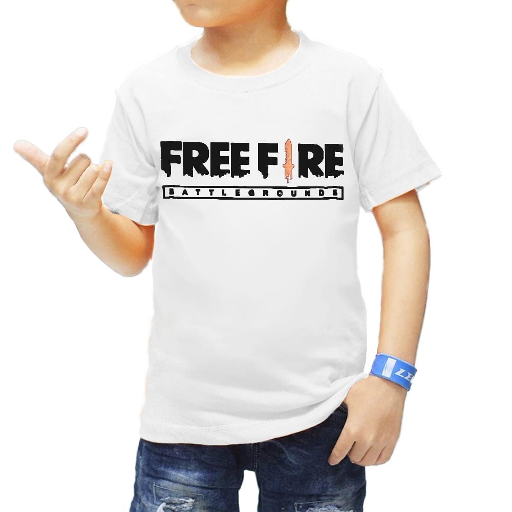 KAOS ANAK LAKI FREE FIRE 1-12 TAHUN