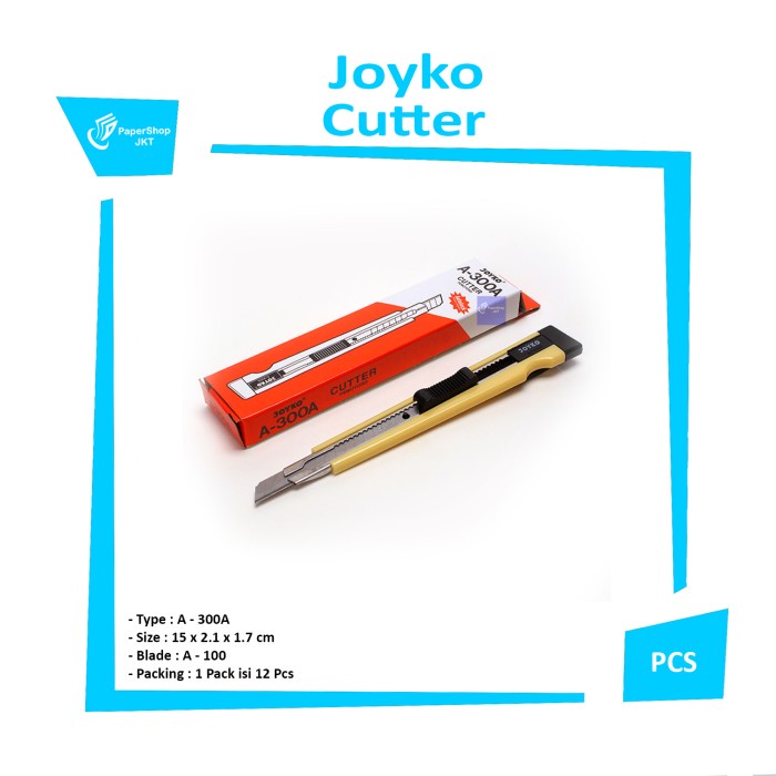 

Pemotong Grosir!!! Cutter Joyko A-300A Autolock