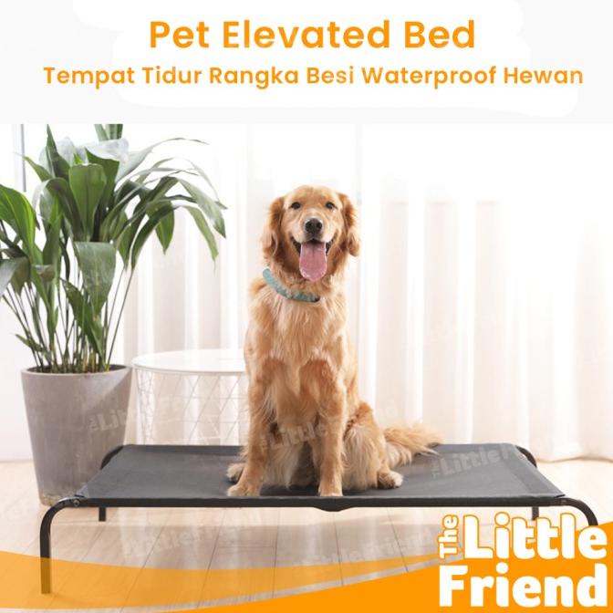 Tempat Tidur Anjing Kucing Dog Elevated Bed Portable Tebal & Washable