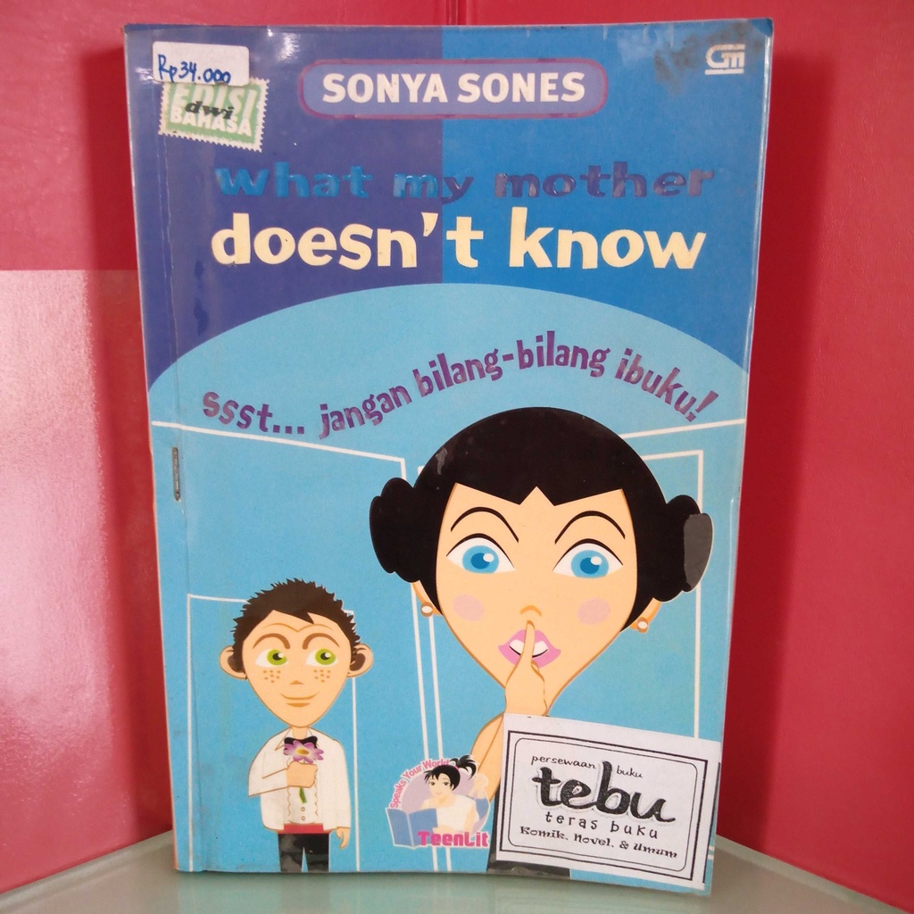 novelWHAT MY MOTHER DOESN'T KNOW (ssst… jangan bilang-bilang ibuku) by sonya sones