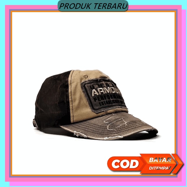 Cod Topi Import Original Asli Lidah Pendek/ Import Base Ball Logo Force Out Casual Distro Pria Terba
