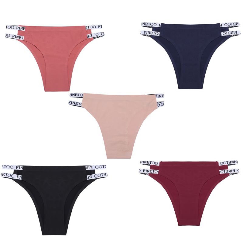 FINETOO FT37 Sexy Celana Dalam Wanita Thong Women Silky Panty Soft G-string